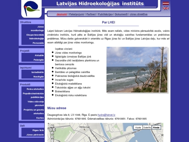 Latvijas Hidroekoloģijas institūts, 